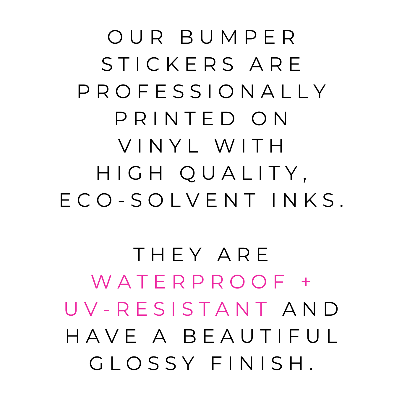 Go around me I'm crying bumper sticker