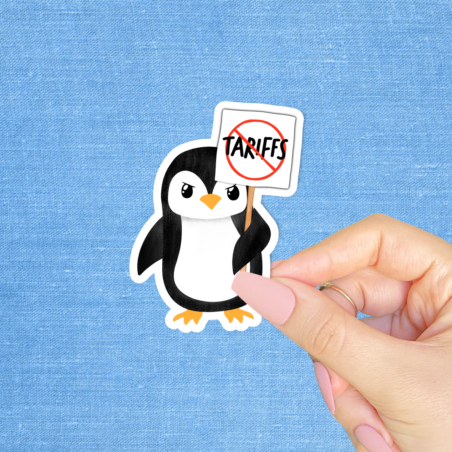 Anti tariffs penguin