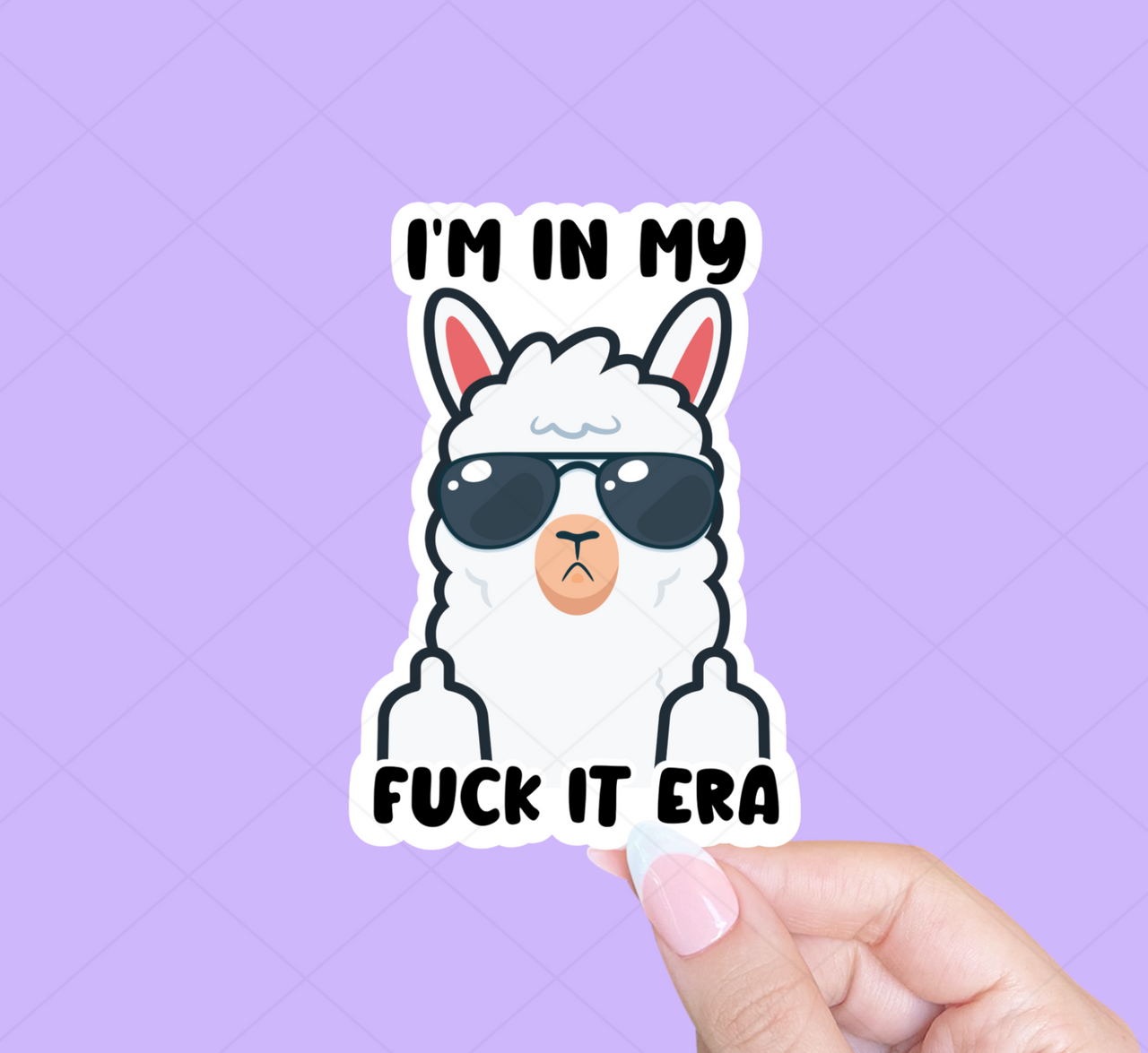 I’m in my fuck it era