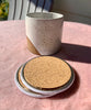 Bee and moon phases coaster set
