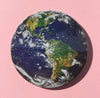 Earth coaster set / Earth drink coasters - Radical Buttons