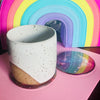 Galaxy coaster set / Galaxy drink coasters - Radical Buttons