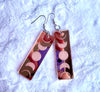 Moon phases acrylic earrings