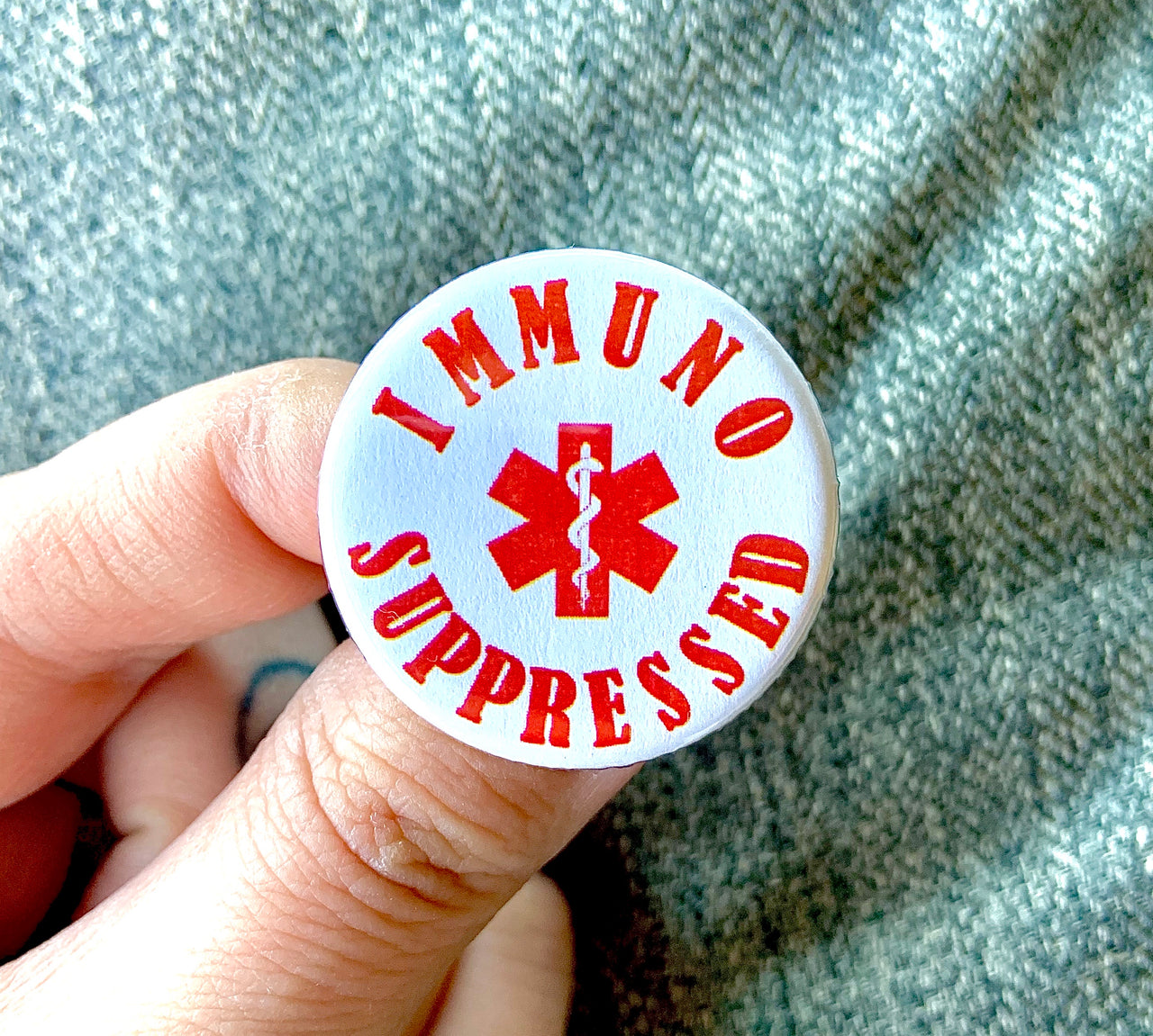Immunosuppressed - Radical Buttons