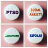 Social anxiety/Mental Health buttons - Radical Buttons