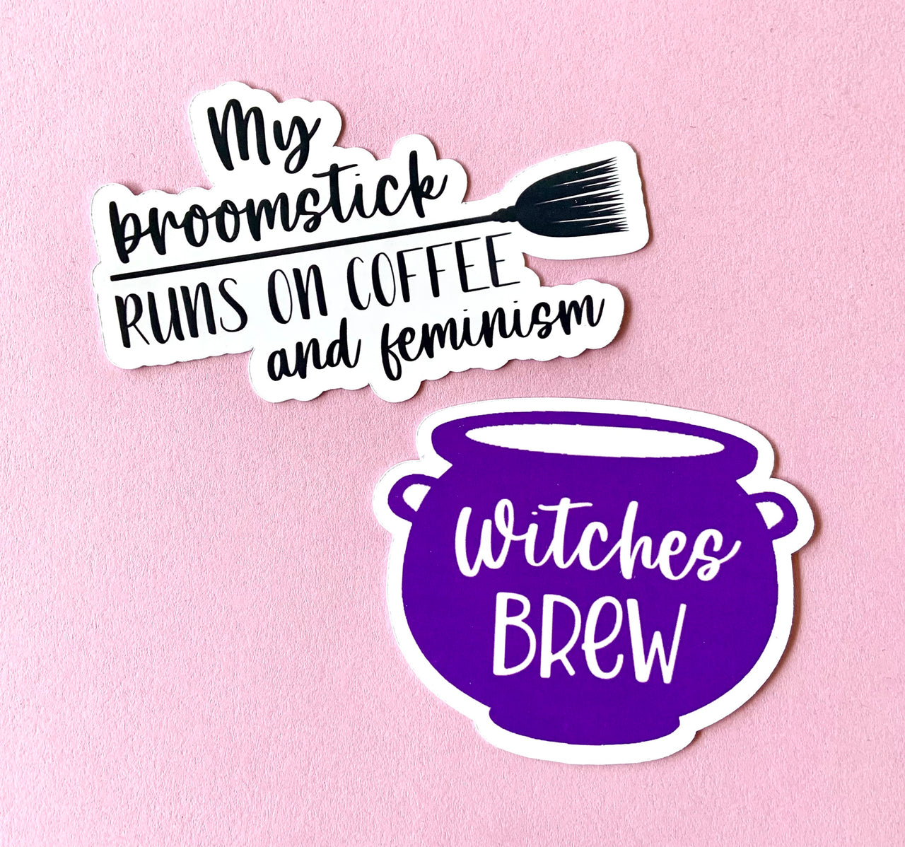 Witch sticker set
