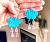 Rainy cloud earrings