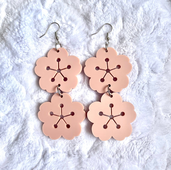 Cherry blossom earrings