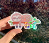 Sleepy sloth (pack of 3 or 5 stickers)