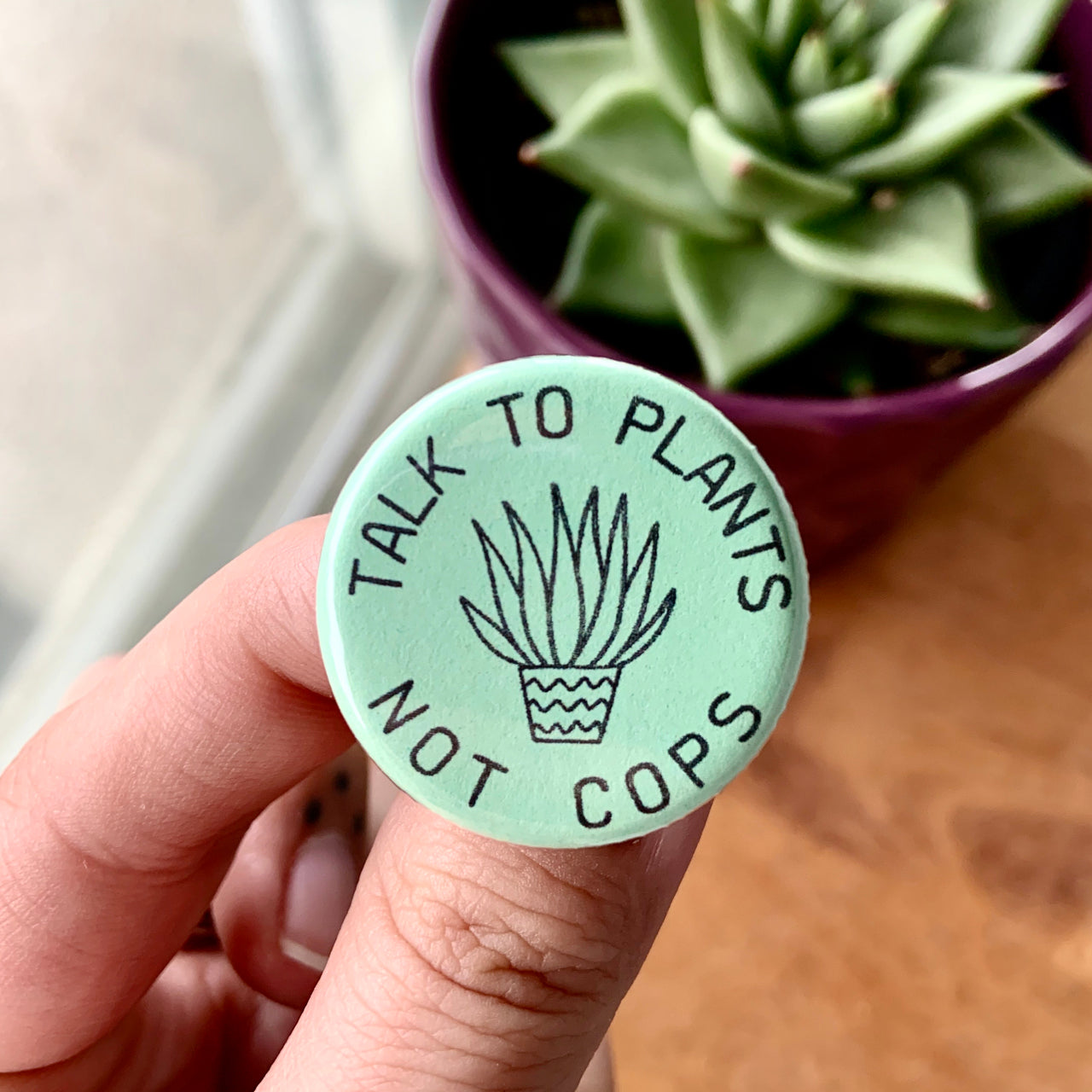 Talk to plants not cops