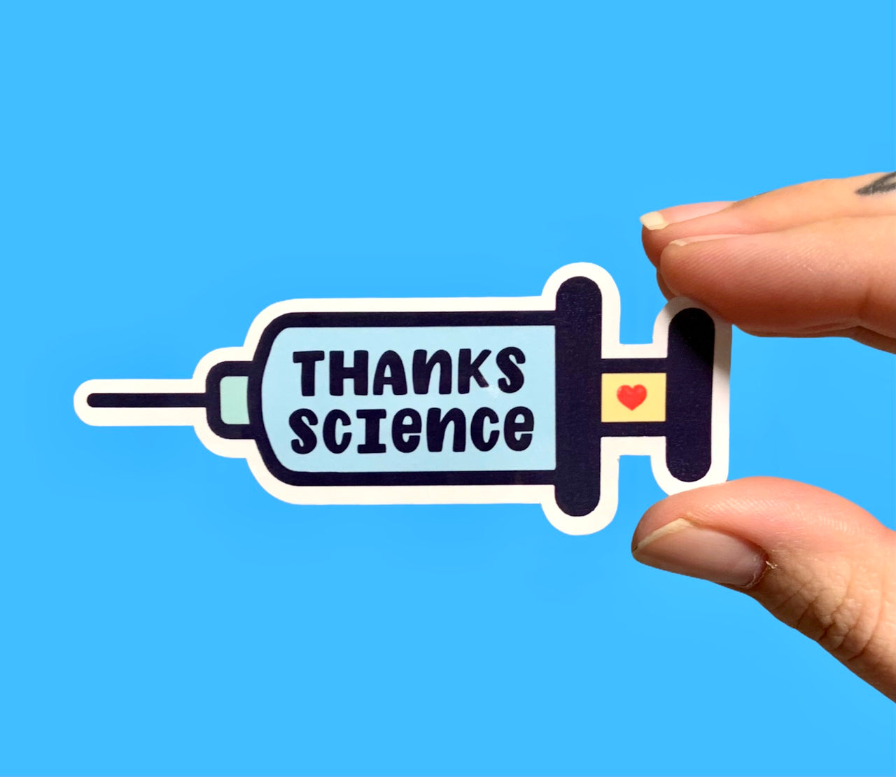 Thanks science (pack of 3 or 5 stickers)