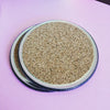 Half moon coaster set / Moon drink coasters - Radical Buttons
