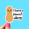 I have a peanut allergy sticker