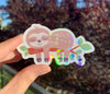 Sleepy sloth (pack of 3 or 5 stickers)