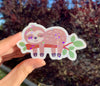 Sleepy sloth (pack of 3 or 5 stickers)