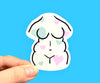 Fat body love (pack of 3 or 5 stickers)