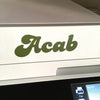 ACAB vinyl decal - Radical Buttons