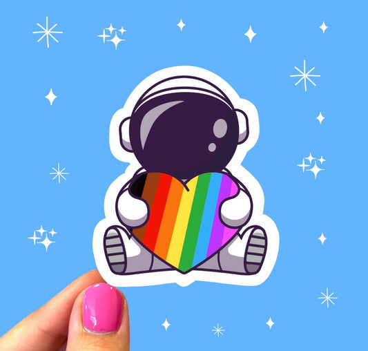 Astronaut Pride sticker