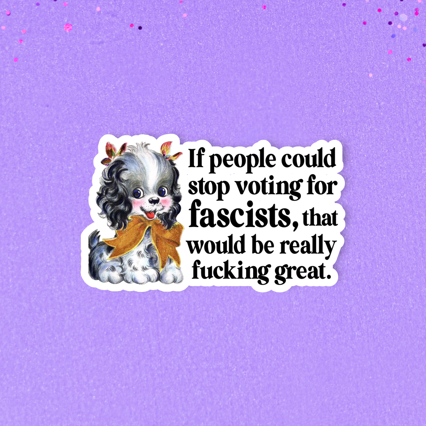 If people could stop voting for fascists