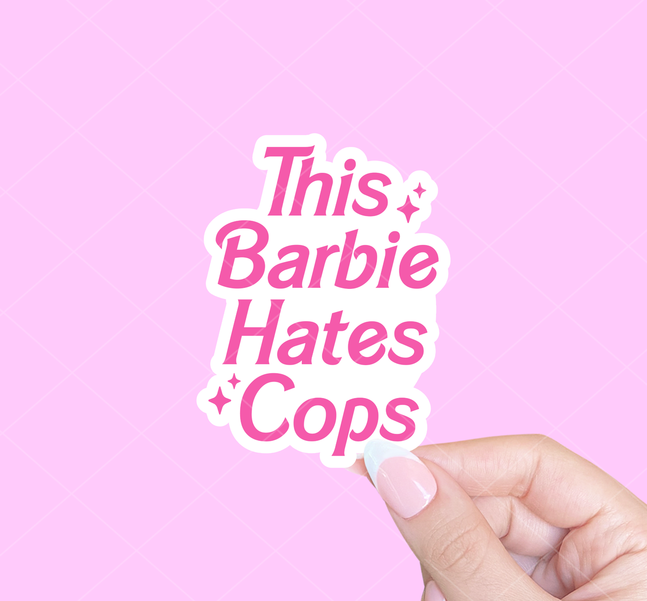 This Barbie hates cops