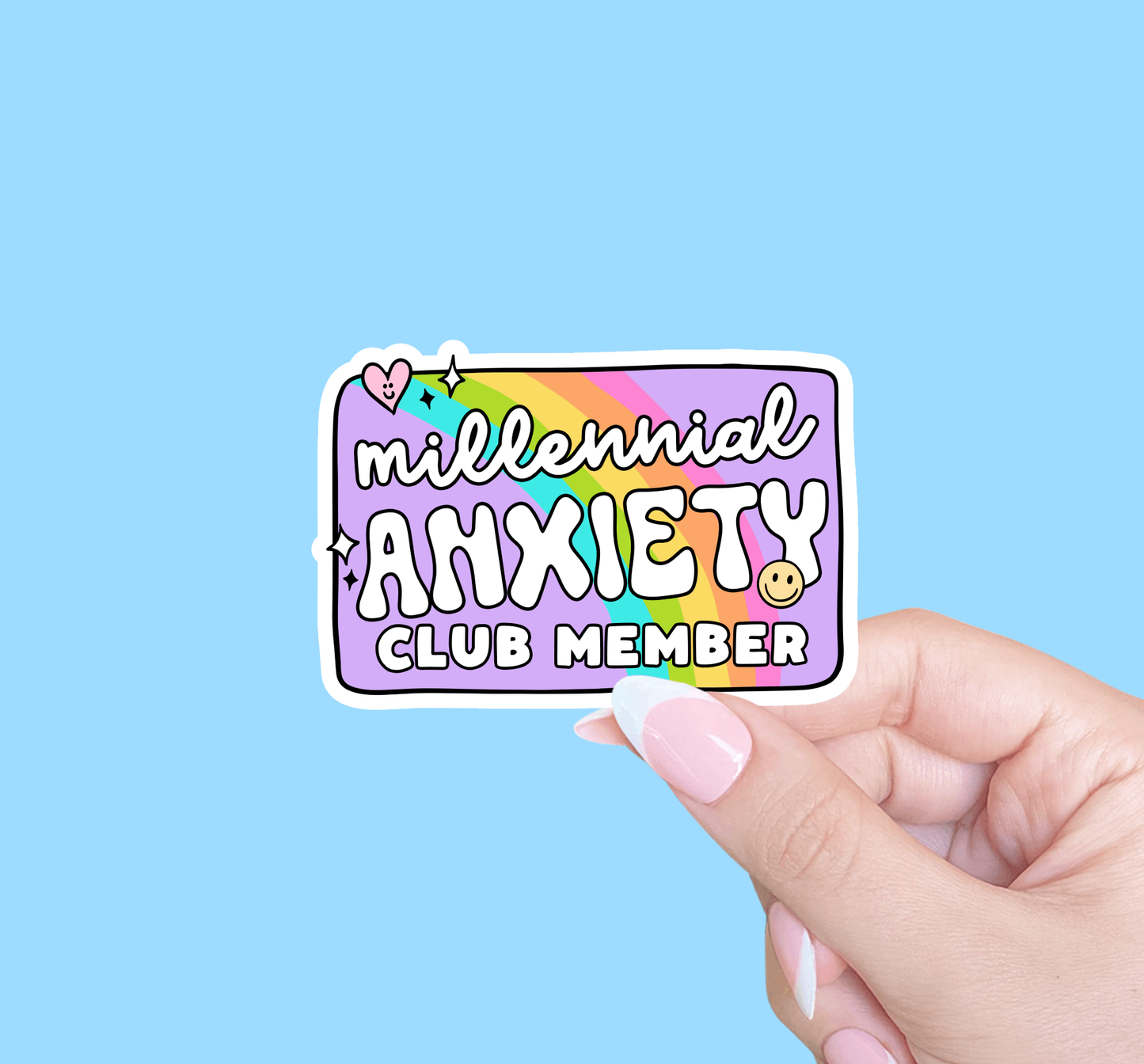 Millennial anxiety club member