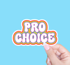 Pro-choice sticker