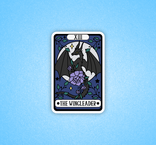 The wing leader tarot sticker