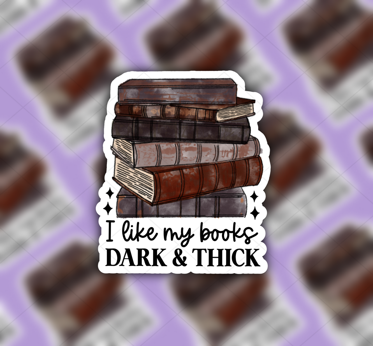 I like my books dark and thick