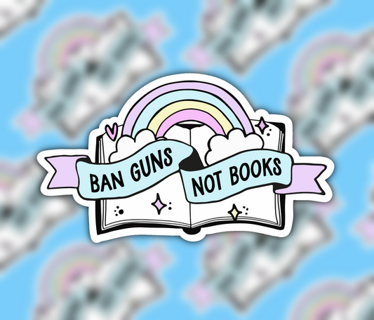 Ban guns not books