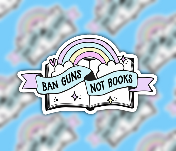 Ban guns not books