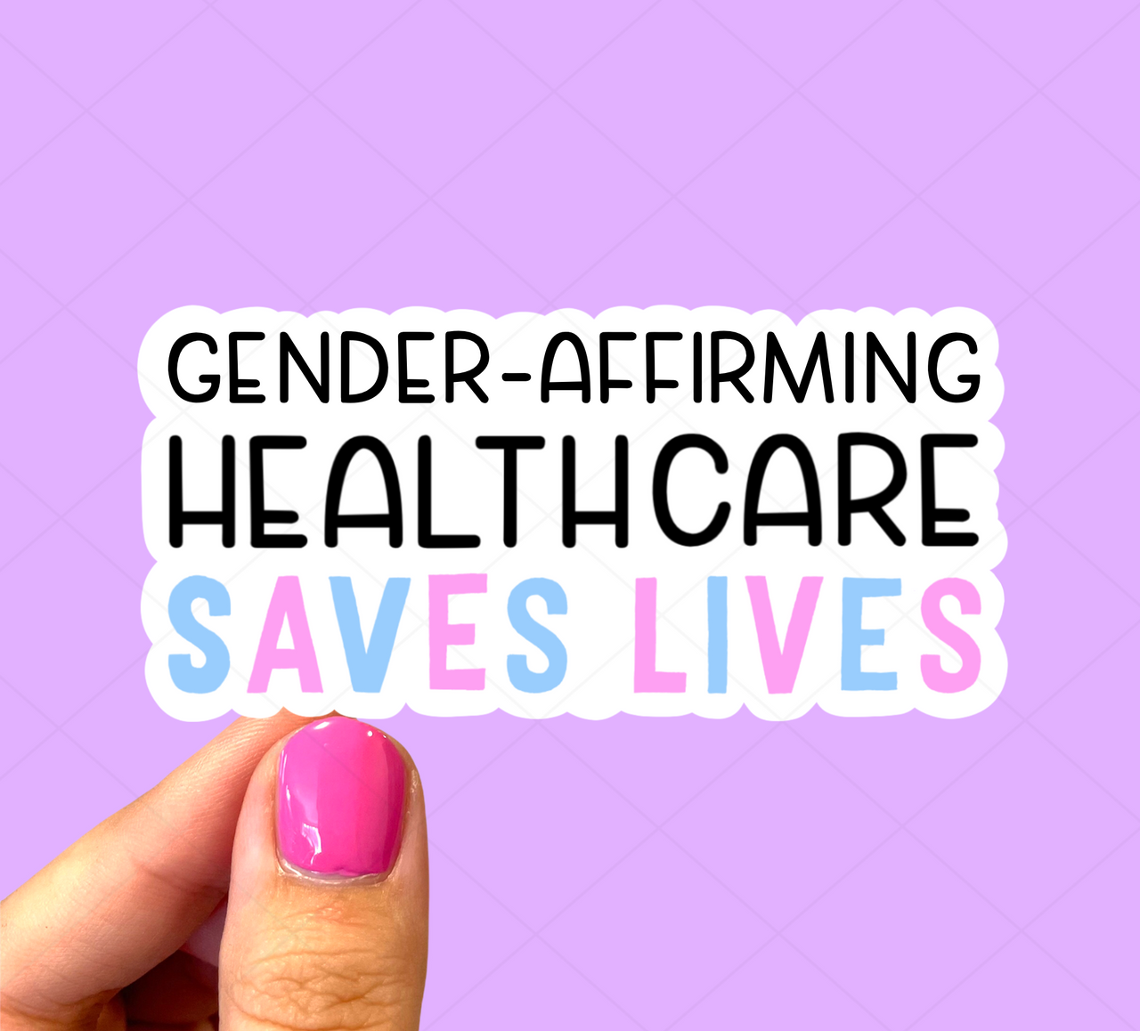 Gender affirming health care saves lives