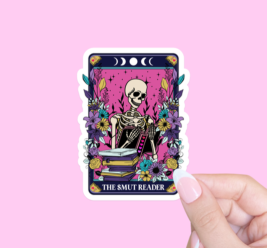 The smut reader tarot sticker