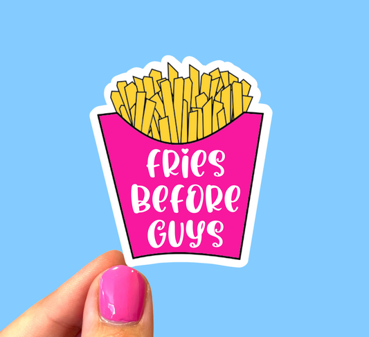 Fries before guys stickers