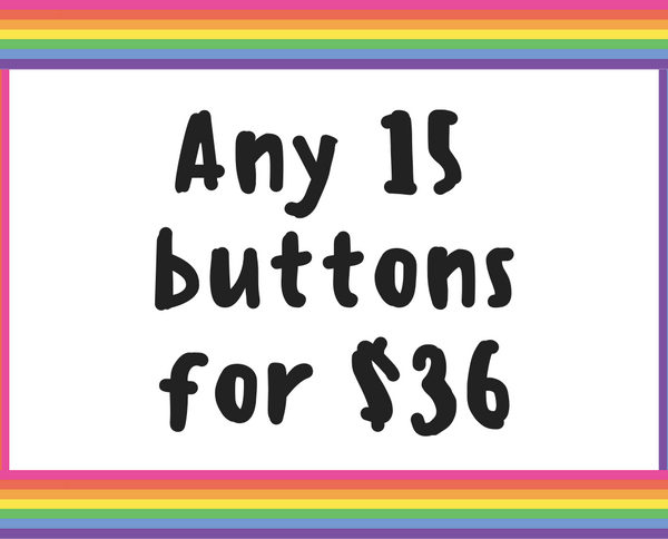 Button deal - Fifteen 1.25 inch buttons