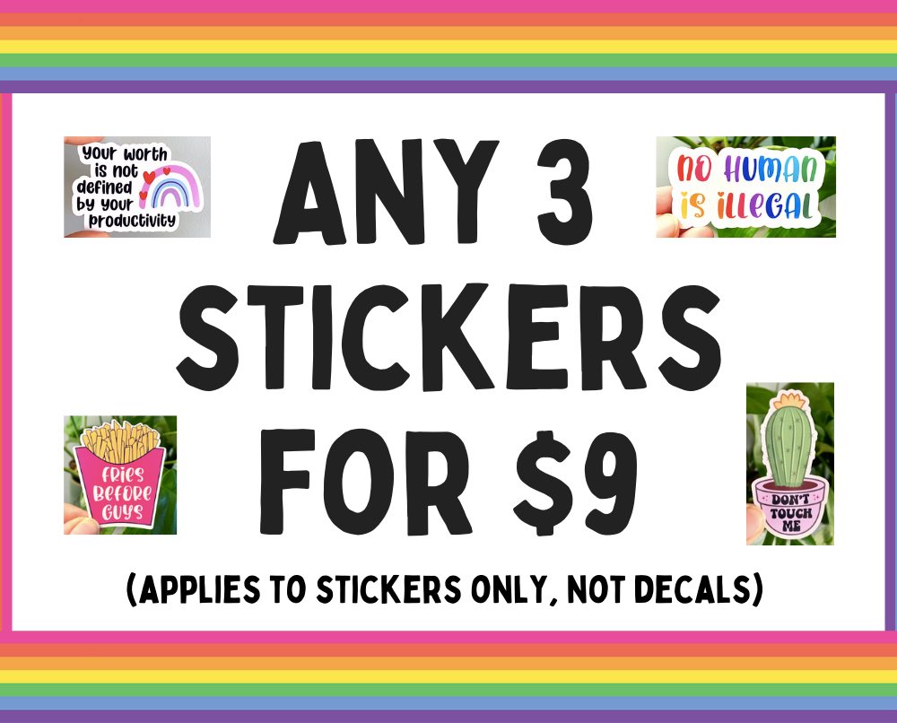 Mix and match sticker bundle - Any 3 stickers