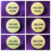 Challenge sexism / Challenge racism / Challenge transphobia / Challenge homophobia / Challenge ableism/classism - Radical Buttons
