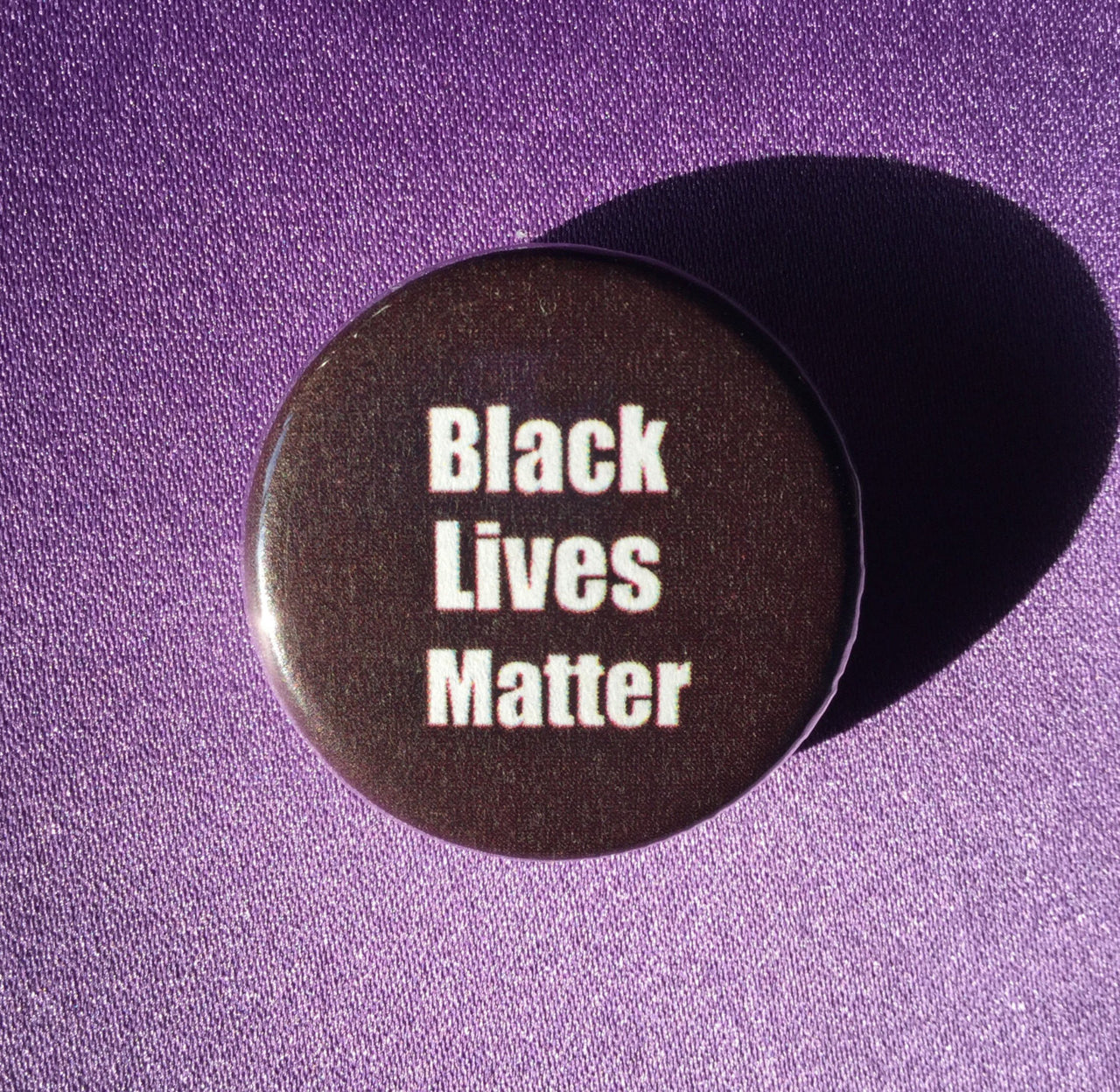 Black lives matter button - Radical Buttons