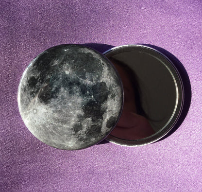 Full moon pocket mirror - Radical Buttons