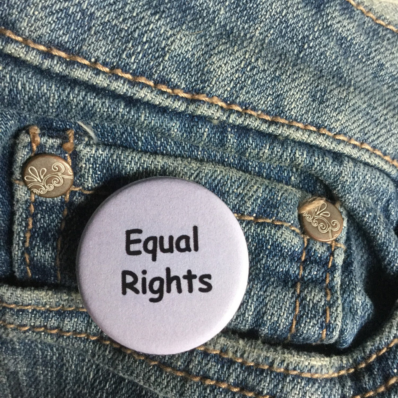 Equal rights button - Radical Buttons