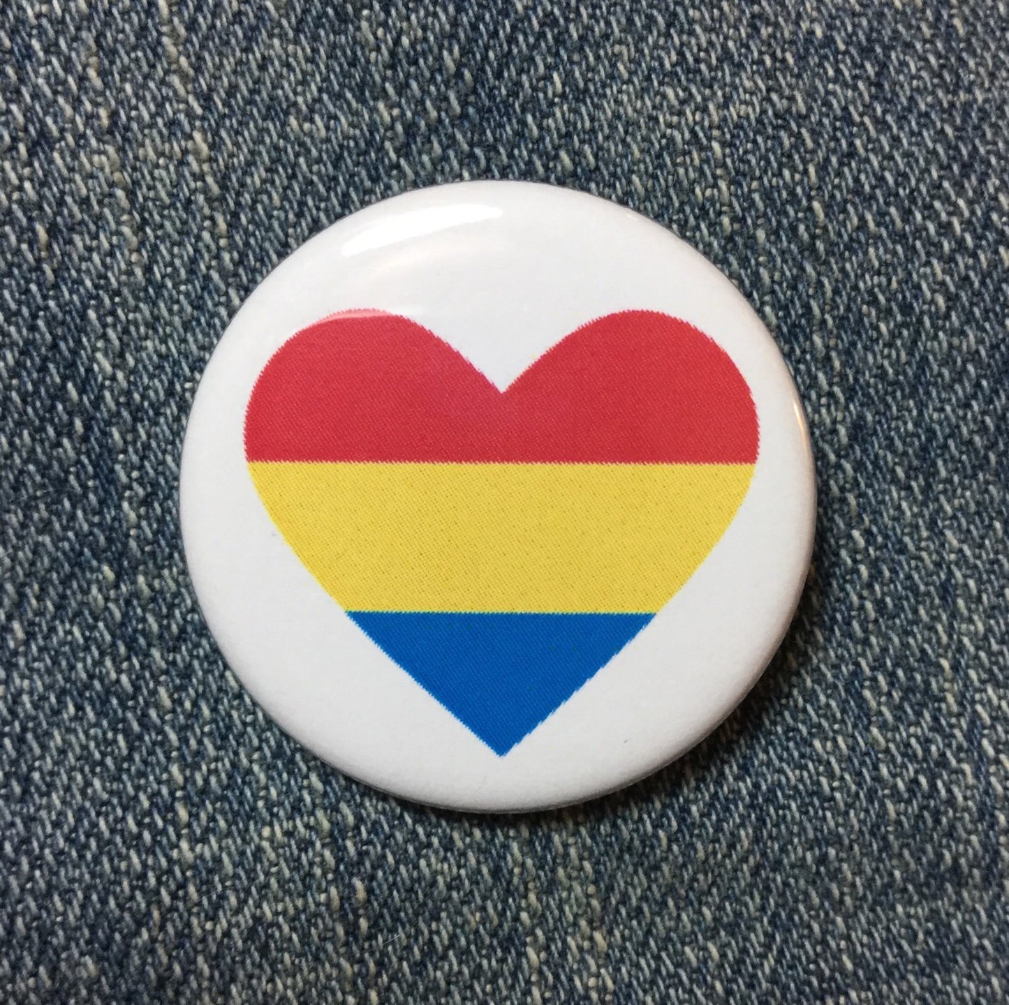 Pansexual pride button - Radical Buttons
