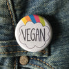 Vegan button - Radical Buttons