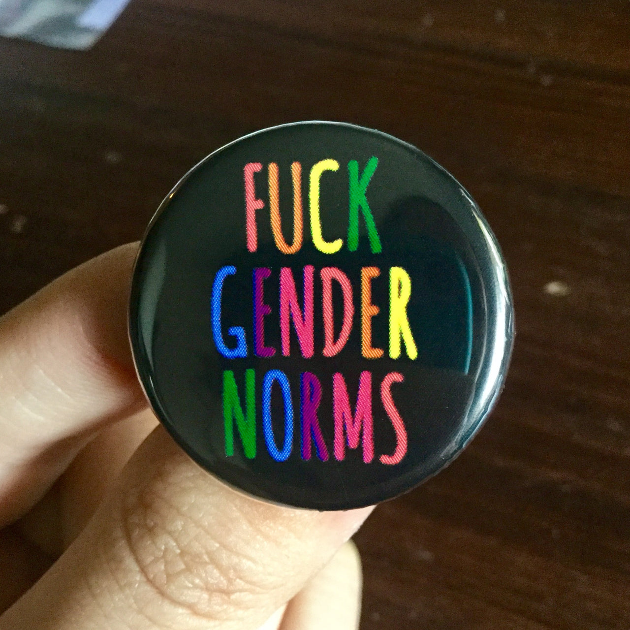 Fuck gender norms - Radical Buttons