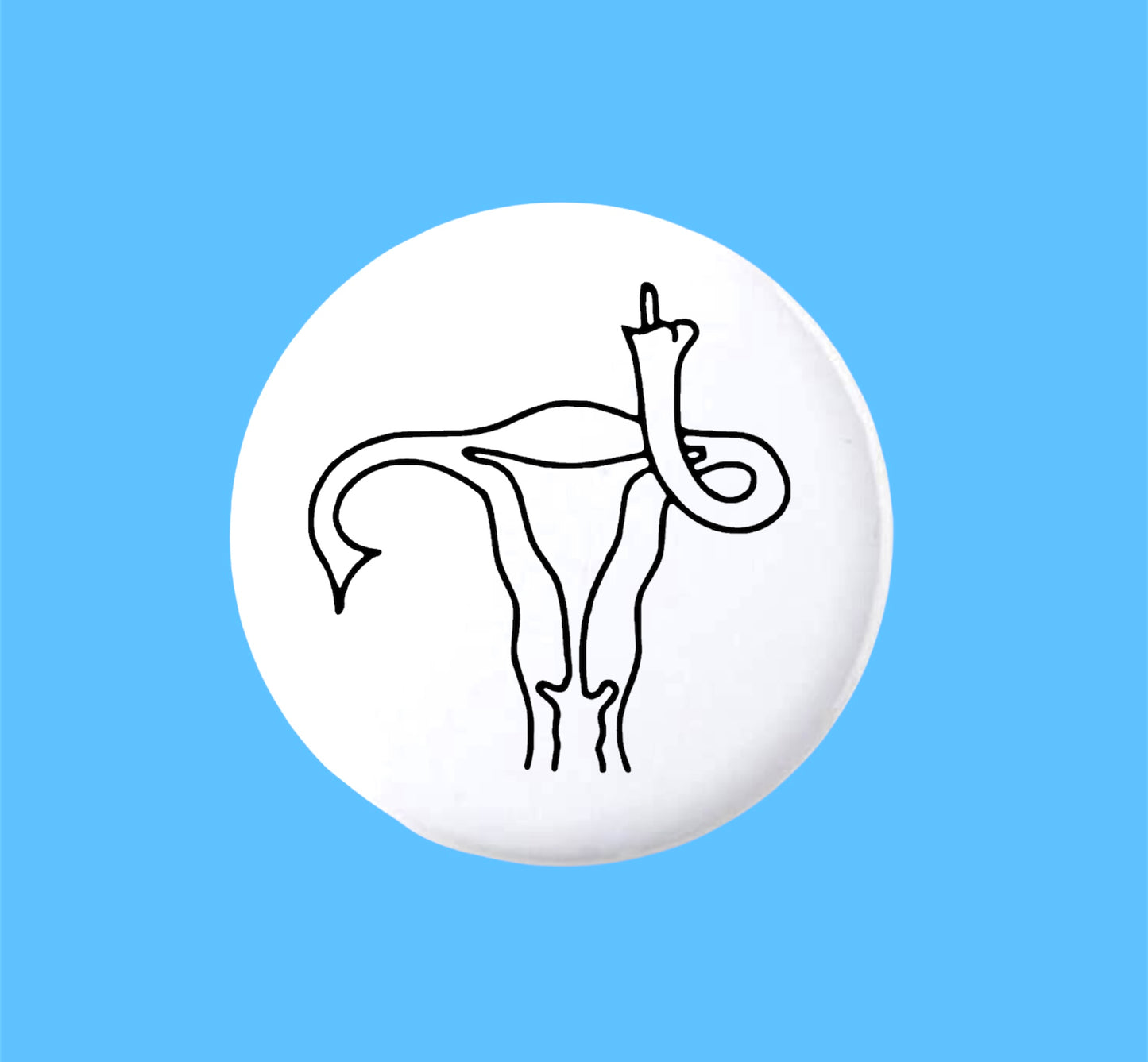 Angry uterus button