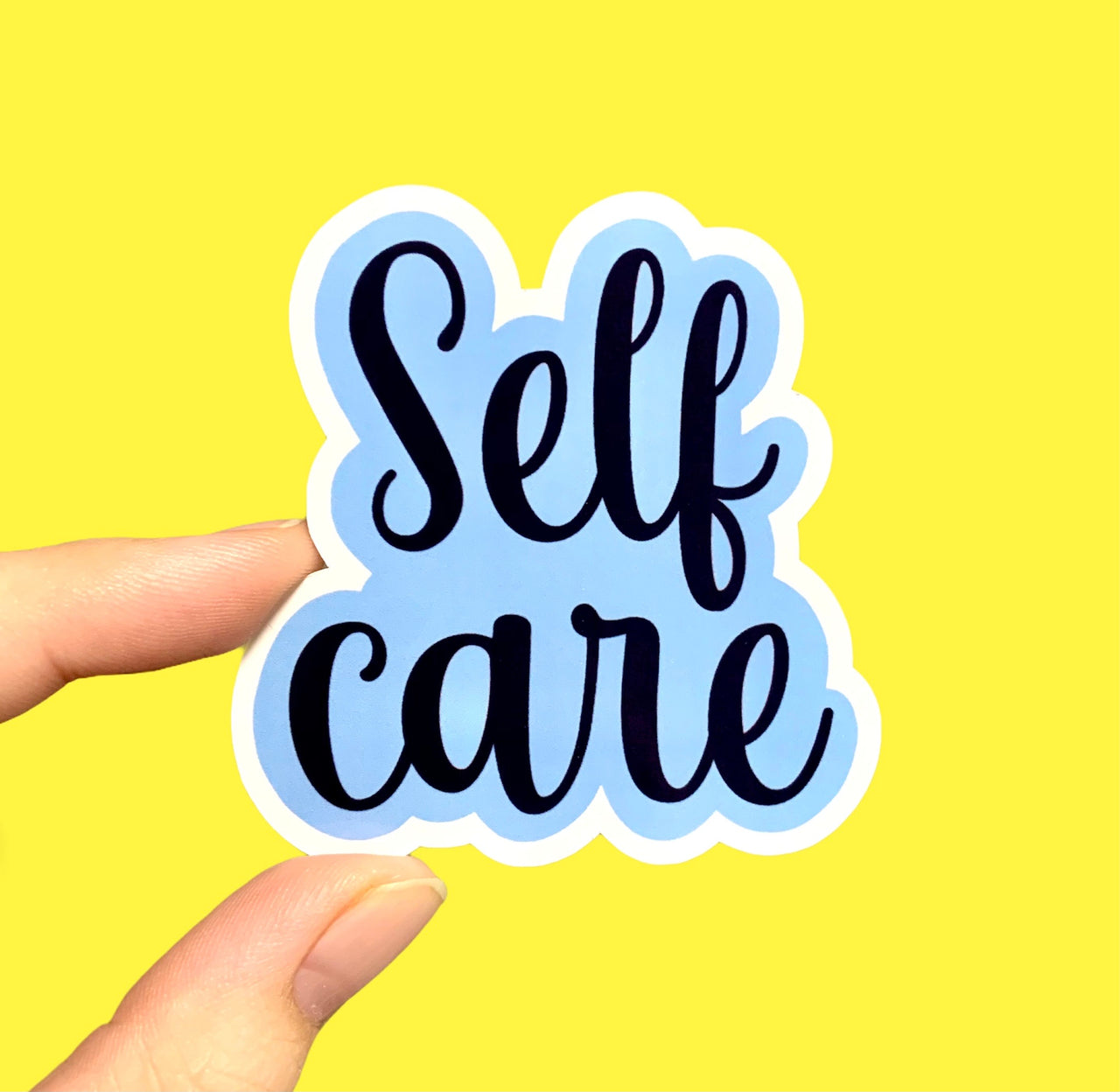 Self care (pack of 3 or 5 stickers)