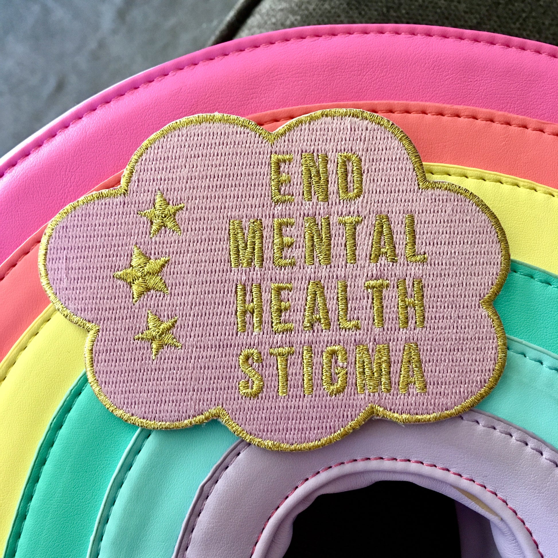 End mental health stigma patch - Radical Buttons