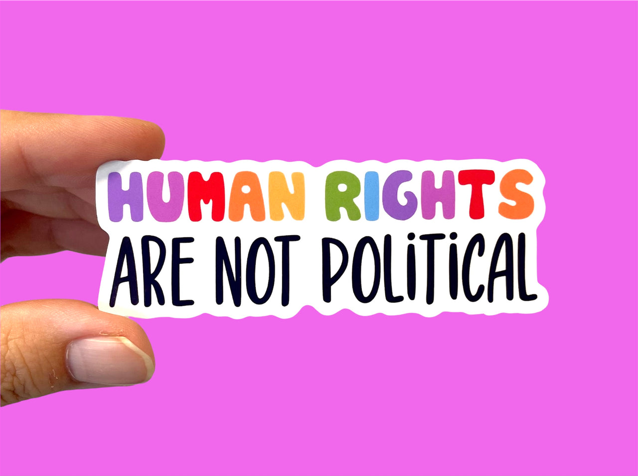 Human rights are not political