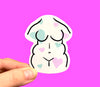 Fat body love (pack of 3 or 5 stickers)