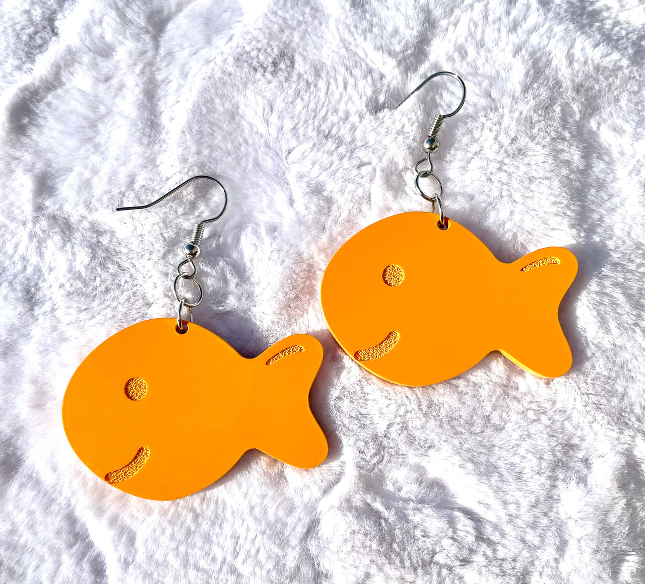 Goldfish cracker earrings