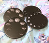 Moon phases coaster set / Moon drink coasters - Radical Buttons