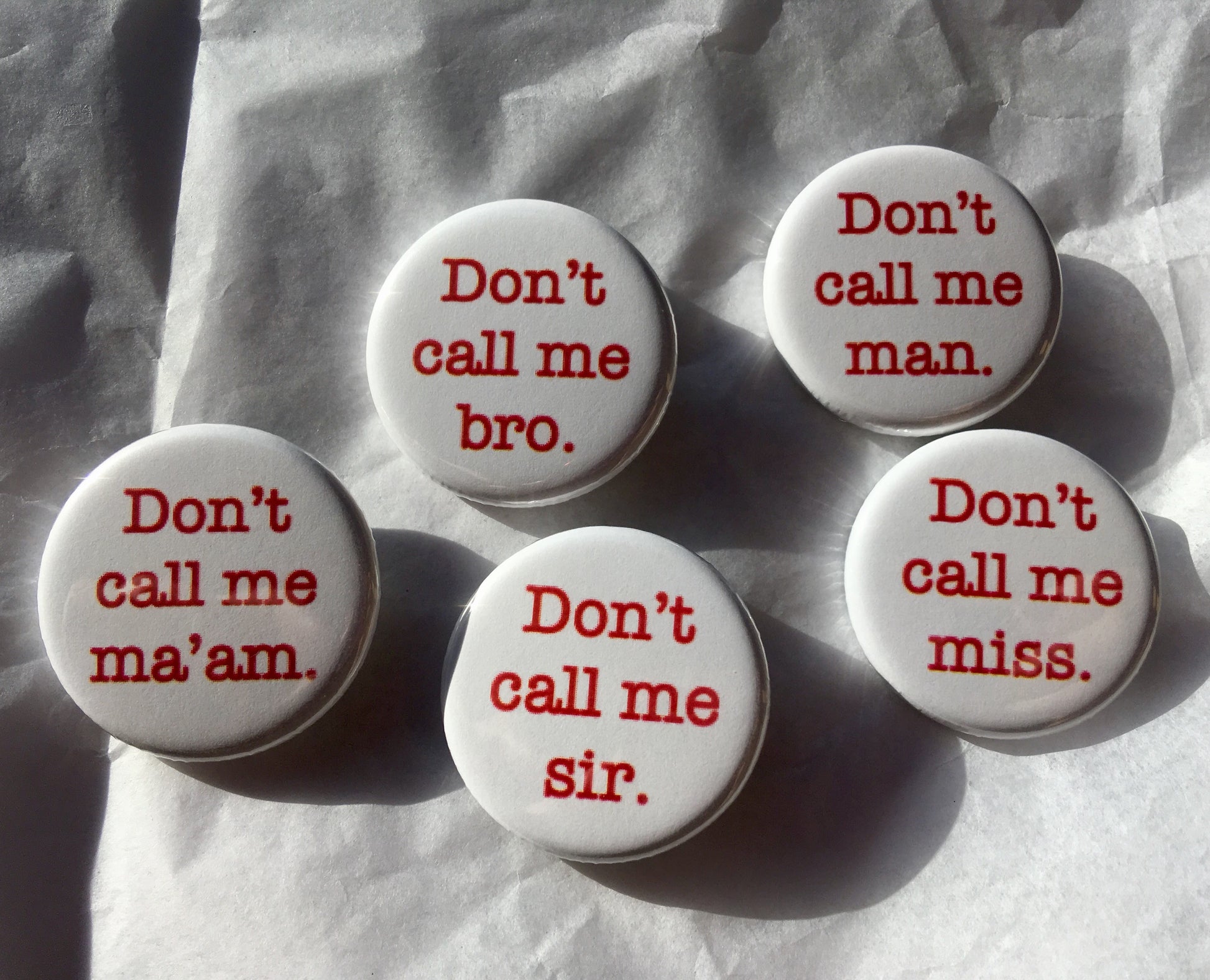 “Don’t call me” buttons - Radical Buttons